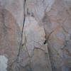 Island Crack on The Island at Mount Rubidoux.  5.7