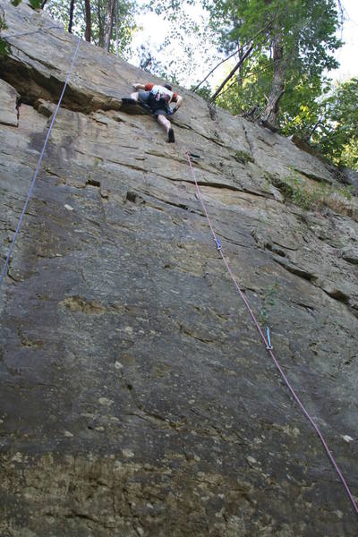 Somalian Hunger, 5.10a, Lost Wall, GA