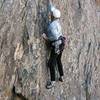 Climbing on Boy Scout Wall.<br>
Photo by Blitzo.