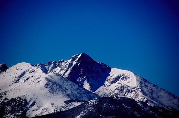 Mount of the Holy Cross from Vail.