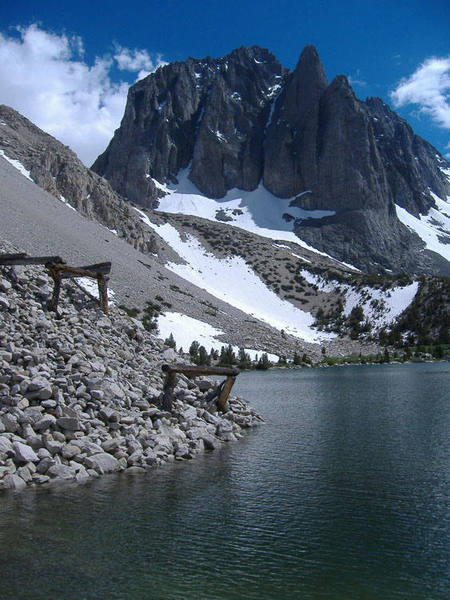 Temple Crag, as viewed from Second Lake.