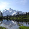 Mt. Shuskan from Picture Lake.