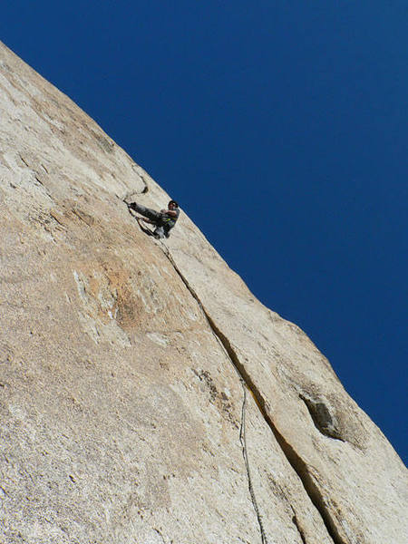 Pitch 2 of Nimbus, past the pumpy layback section.