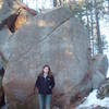 One of the boulders.  5'5" Christina Castle for scale...