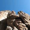 One Armed Bandit (5.10a), Holcomb Valley Pinnacles.