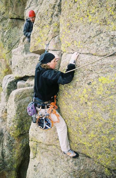 Queen Shauna on the "Jump Traverse"...