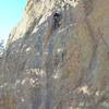 Me on Two Birds with One Stone 5.7 at Ridgeline on Mt Lemmon. Good climb, great area.