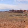 View of Arches from atop the route.