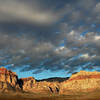 Rainbow and Bridge Mountains-Red Rocks.<br>
Photo by Blitzo.