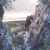 Looking down the canyon from the Middle area towards the Lower area.