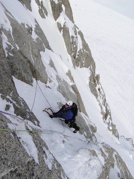 Climbing in the French Alps, Winter 07