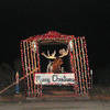 Merry Christmoose-a decorated Moose on Hwy 247 in Lucerne Valley.<br>
Photo by Blitzo.