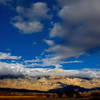 Sunrise cloud-belt on the Wheeler Crest, Bishop area