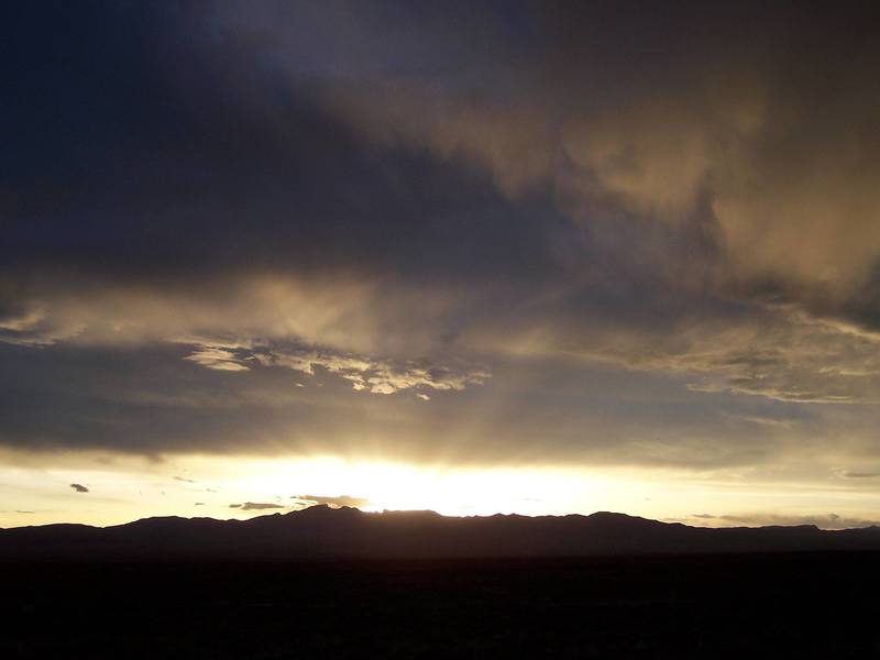 Notch Peak at sunset.