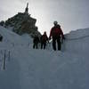 Descending from the Aiguille du Midi, Chamonix