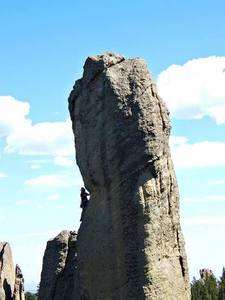 Will Becker starting his way up into the intimidating Conn Cavity on Station Thirteen