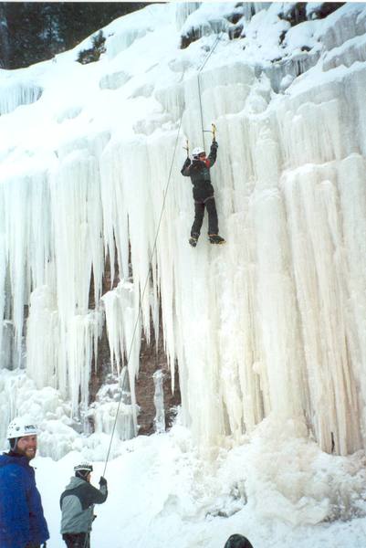 Ty ice climbing 