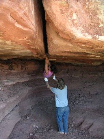 Lindsay in the Crackhouse.<br>
<br>
Photo by Loren Wood