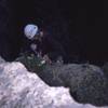 It is never too late to climb a classic. Ivan Rezucha finishes 'Athlete's Feat (5.11)' on Castle Rock on an 'evening' ascent. Photo by Tony Bubb, 2005.