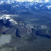 Interesting topography East of Mono Lake, Eastern Sierras in background.