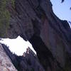 The Royal Arch framing the 3rd Flatiron.