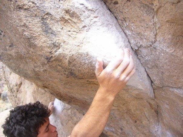 Blitzo is everywhere!  Here Robbie is sticking the moves on Slap Happy, V3.