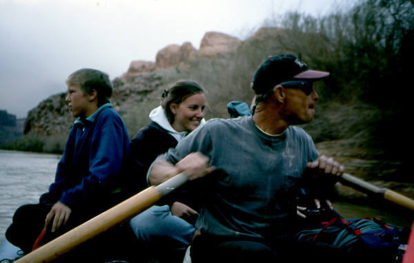 The "road" to Barney Rubble. Capt. Dana Adler at the helm.<br>
Photo by Todd Gordon.