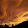 Sunset over the Flatirons.