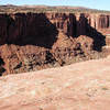 Cliffs above The Green River.<br>
Photo by Blitzo.