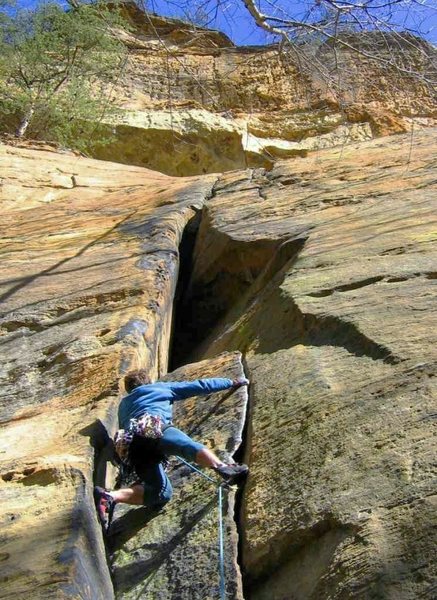 Good Times (5.8+). Red River Gorge, KY.