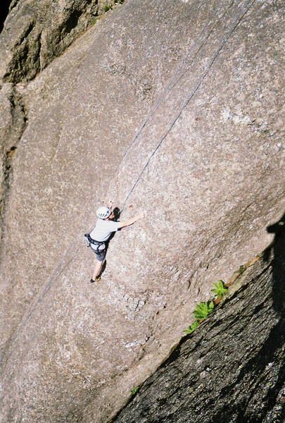 JADE climbing outdoors for the first time... on his BIRTHDAY, no less!