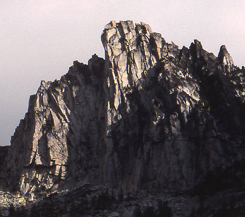 West Ridge is the ridge on the left.<br>
Photo by Blitzo.