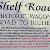 Historical signage where Shelf Road begins at Cripple Creek.