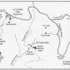 Area map from the old Steve Tucker / Kevin Steele guidebook, with Cathedral Peak Trail on the left.