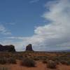 Looking south from the mitten trailhead.