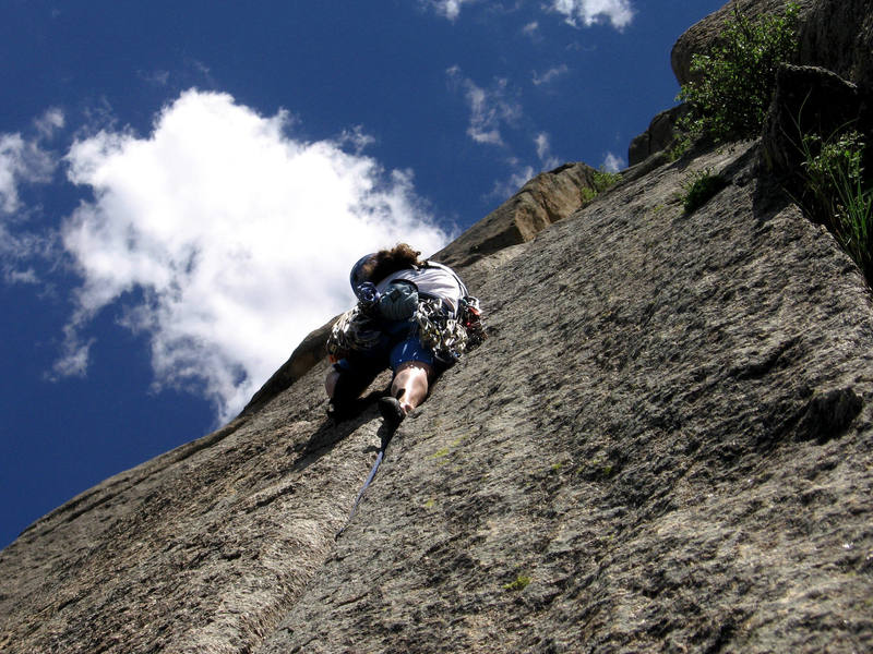 Tamara sewing up the stunning p3 crack.