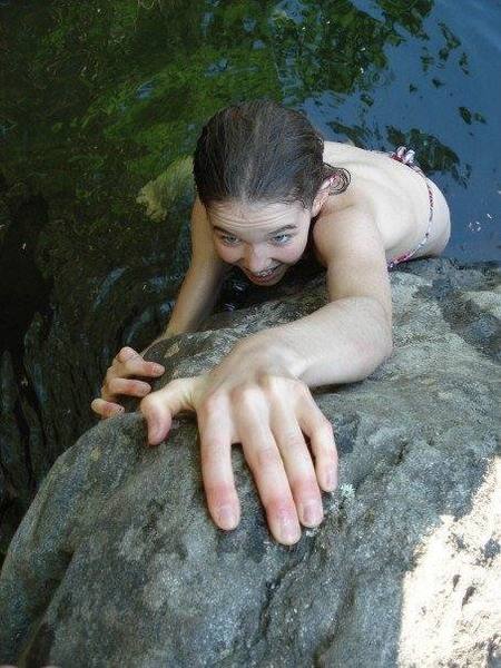 Lily water bouldering....