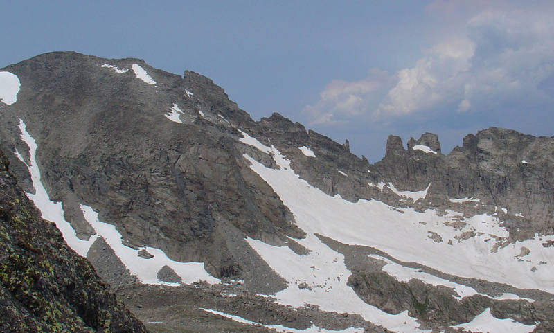 A view of the Kasparov Traverse from the east July 8th 2007.