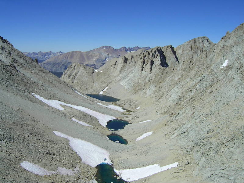 Lakes to the west of Mt Russell