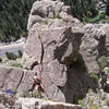 Nice belay on Ann's Ridge.