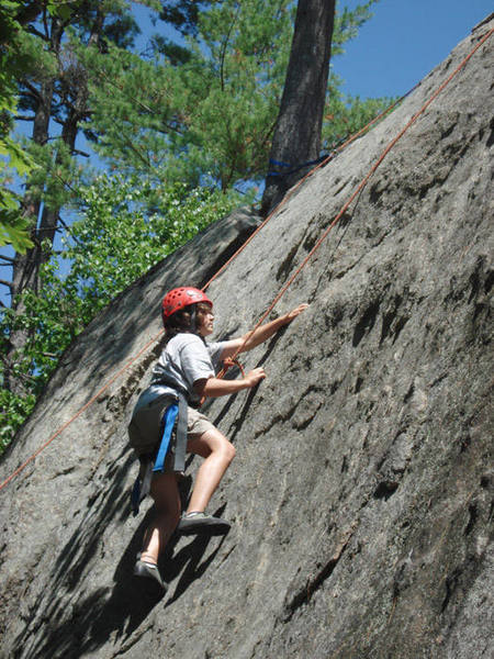 Jess on the Middle Slab...