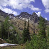 Ingalls Peak from Ingalls Lake trail.