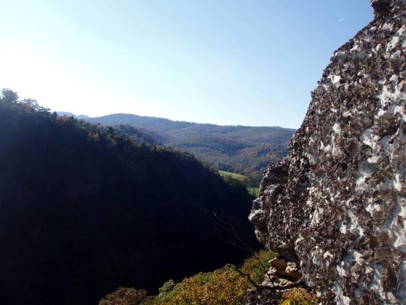 View from the top of Franklin Gorge