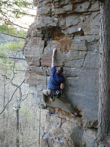 TR'ing on Barnacle Bill--a Franklin super-classic! (5.11a)