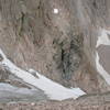 The top of Lamb's Slide, the start of Broadway, the Lower East Face and Mill's Glacier, 7-25-07.