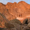 The East Face of Longs at Sunrise.