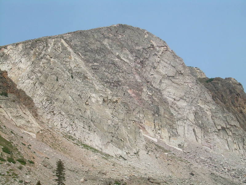 Diamond Face from Lake Marie.