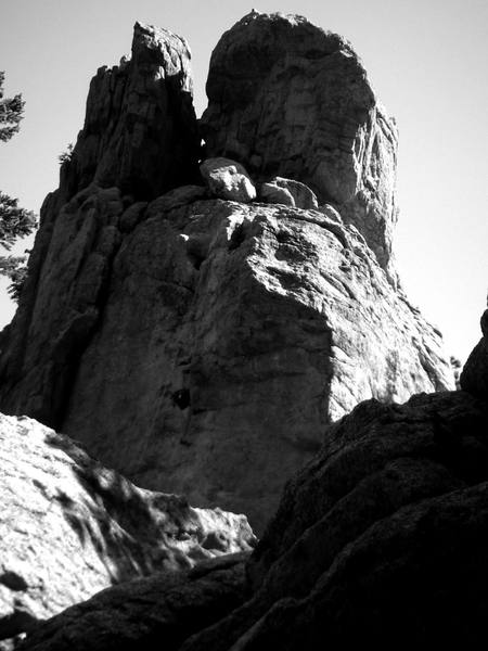 Mount Boner seen from Punk Rock. Brian is on Shaking Hands with the Pope. 5.7.