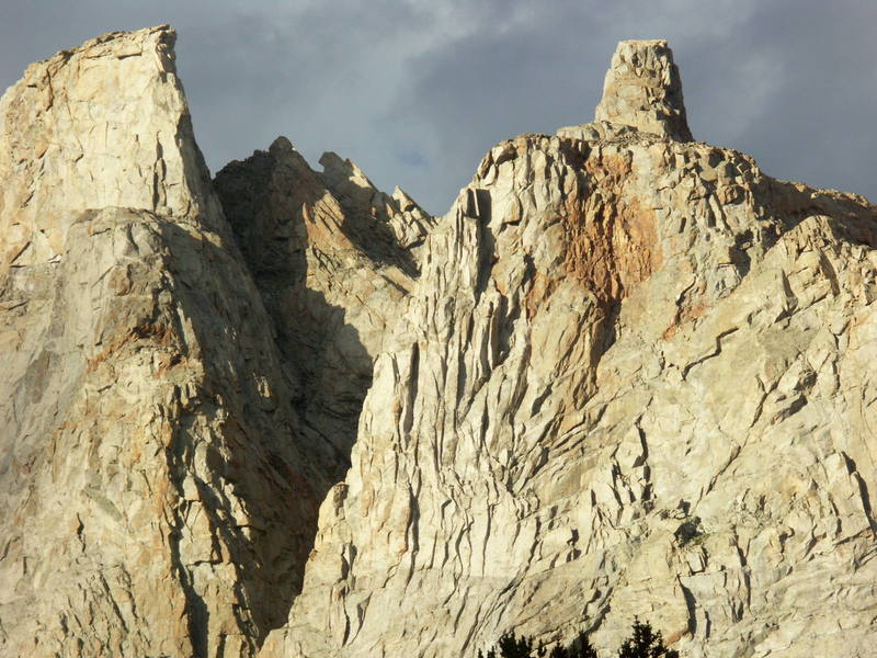 The Middle and South Continental Towers, monarchs of the Little Sandy Valley. 