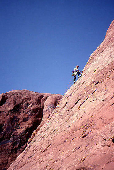 Al Bartlett again on the King's Hand.   Photo;  Todd Gordon